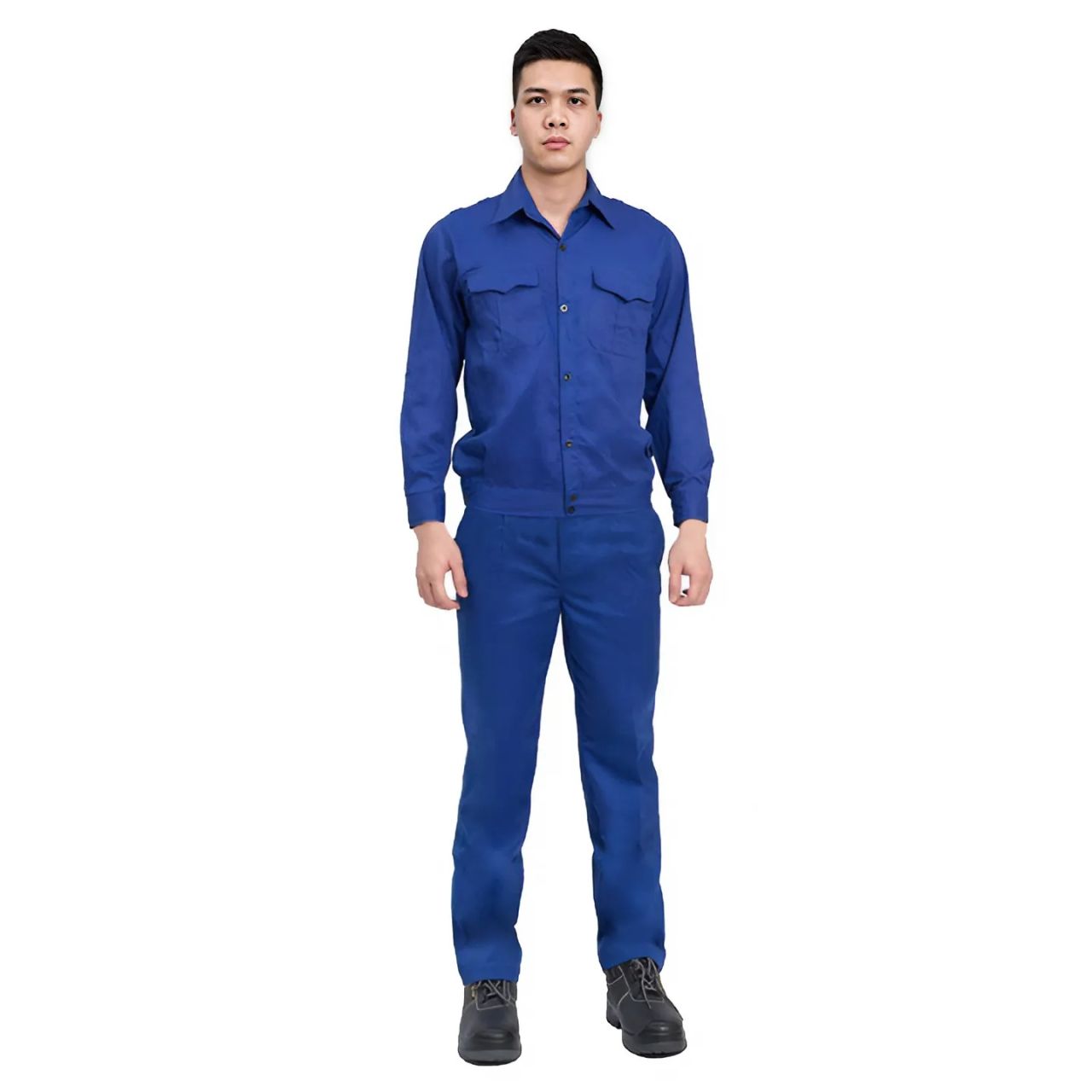Quần áo bảo bộ xanh dương